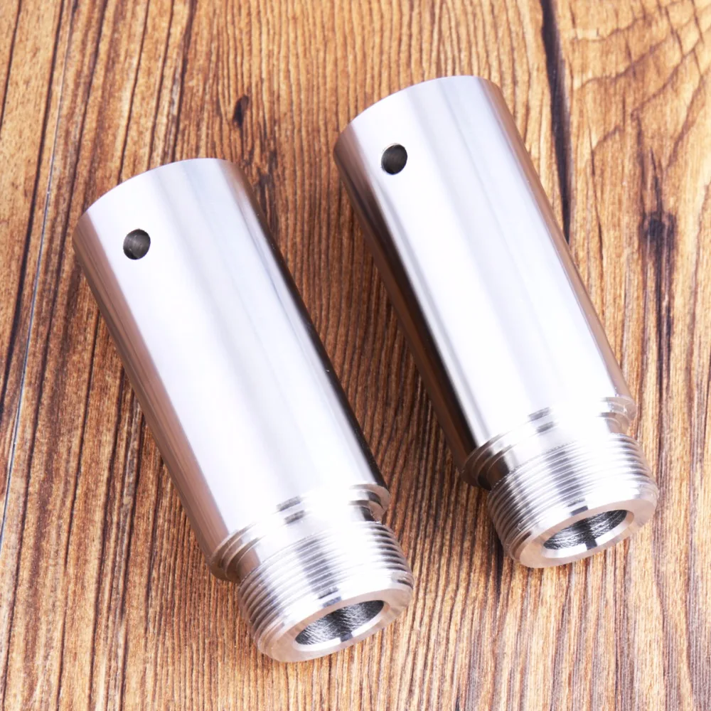 1Pair 39mm Front Fork Tube 3in Extensions For Harley Dyna Glide Sportster XL 883 1200 Parts