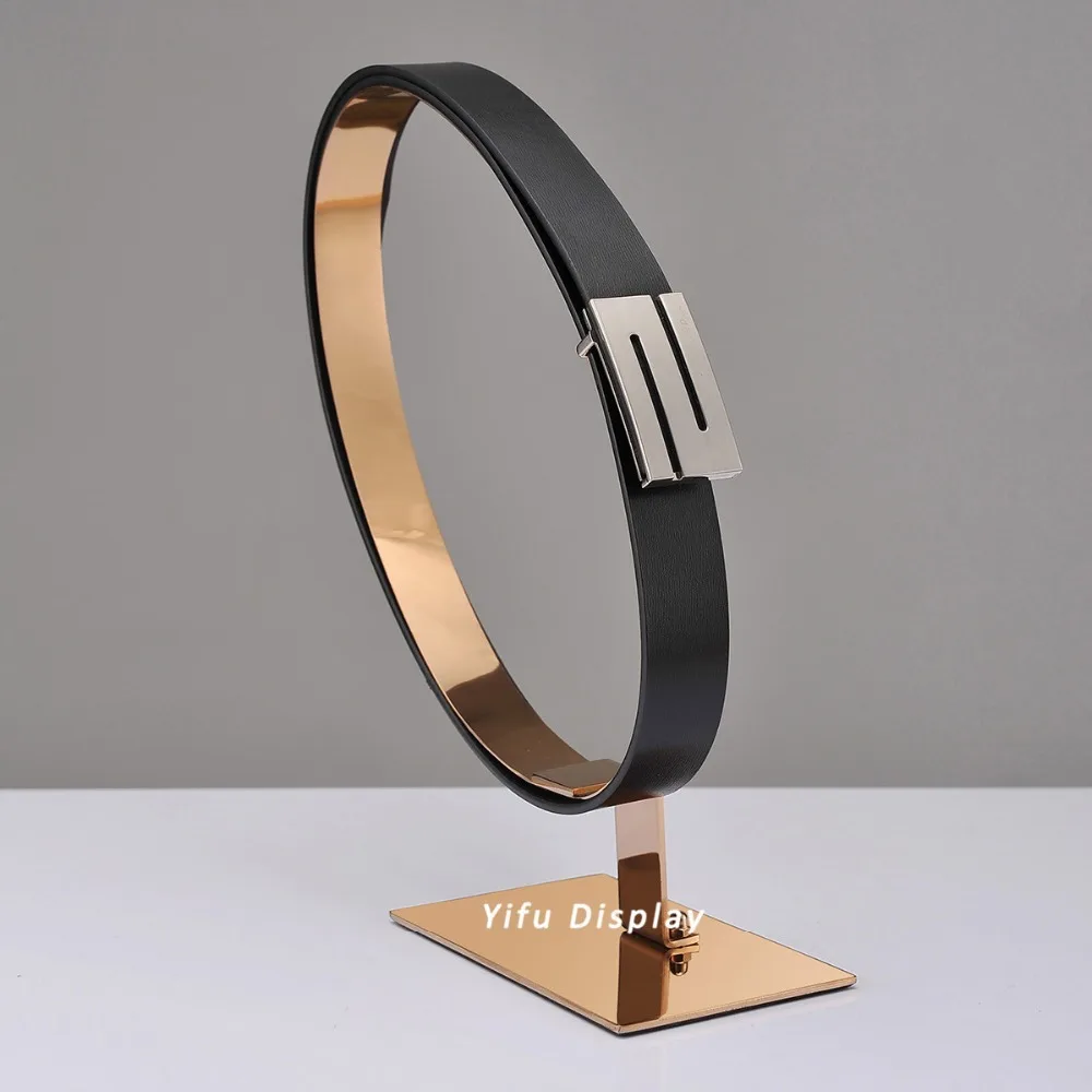 Rose Gold Belt Display Stand