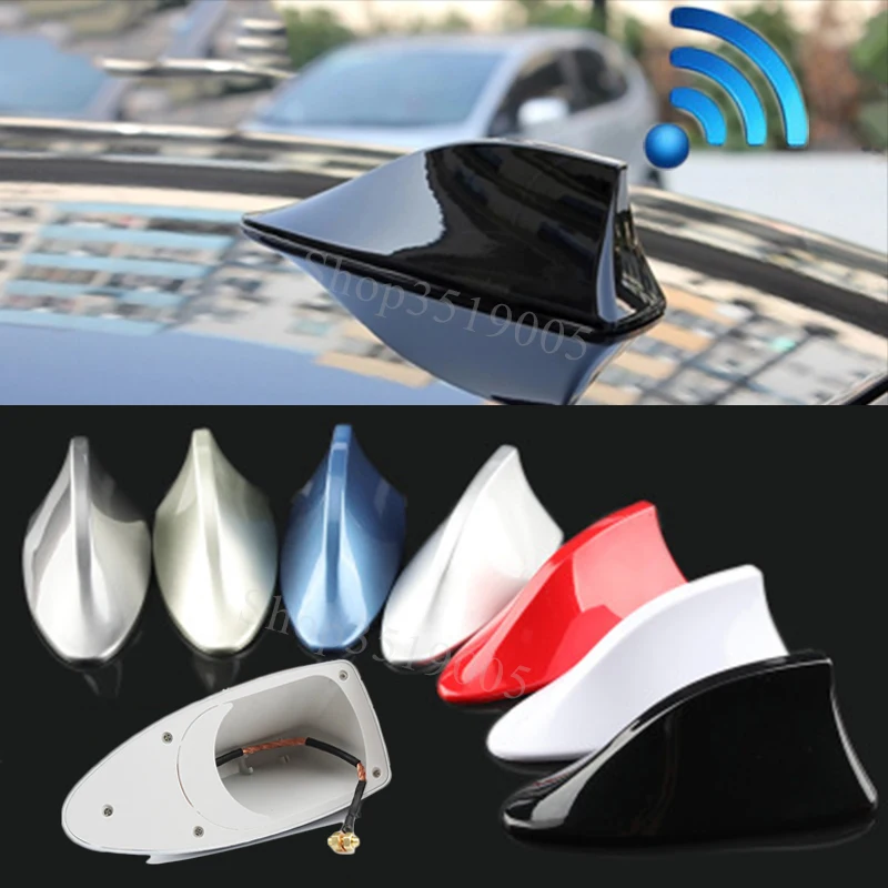 For Nissan Altima Cube ELGRAND Frontier Leaf Nismo x-trail t31 2018 Car Shark Fin Antenna Signal Aerials Sticker Accessories