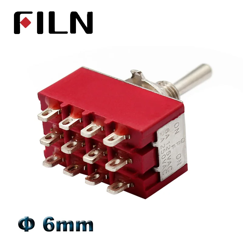 6A 120VAC mini 2 Position ON ON MTS-102 MTS-202 Toggle Switch 3 Position MTS-103 MTS-203 ON OFF ON Switch With Waterproof Cap