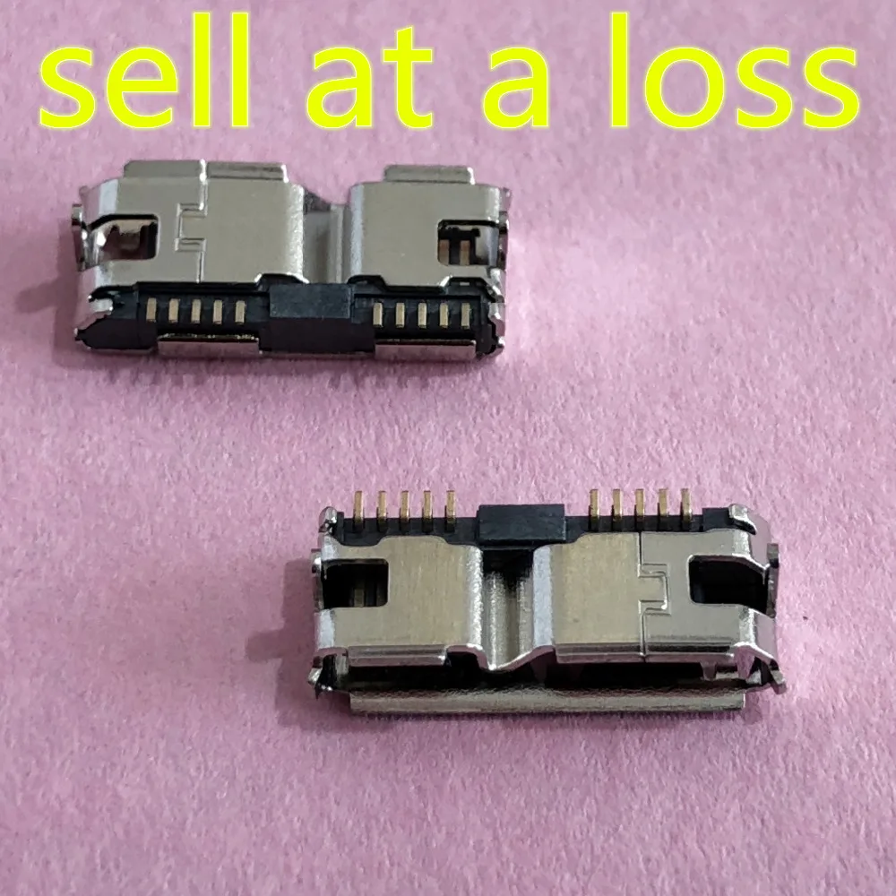 

2pcs G42Y Micro USB 3.0 B Type SMT Female Socket Connector for Hard Disk Drives Data Interface