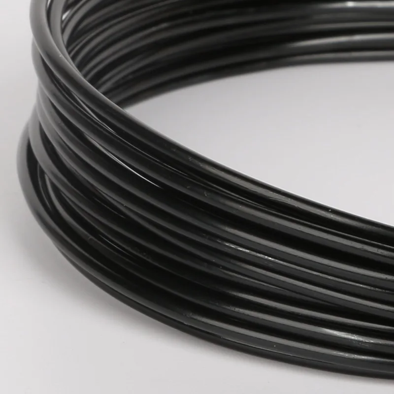 Wholesale 2mm 12 gauge length 5m anodized aluminum round wire dead soft DIY jewelry craft metallic beading wire 12 colors