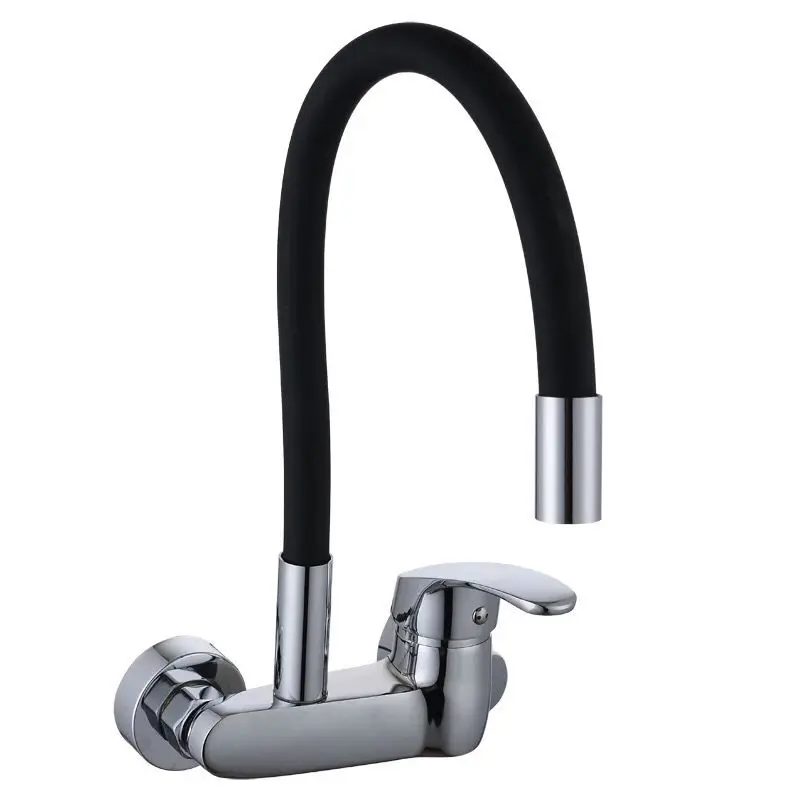 Becola-Chrome Kitchen Sink Mixer Tap, 360 rotação, água fria e quente, Power Swivel, Single Handle, BR-9108