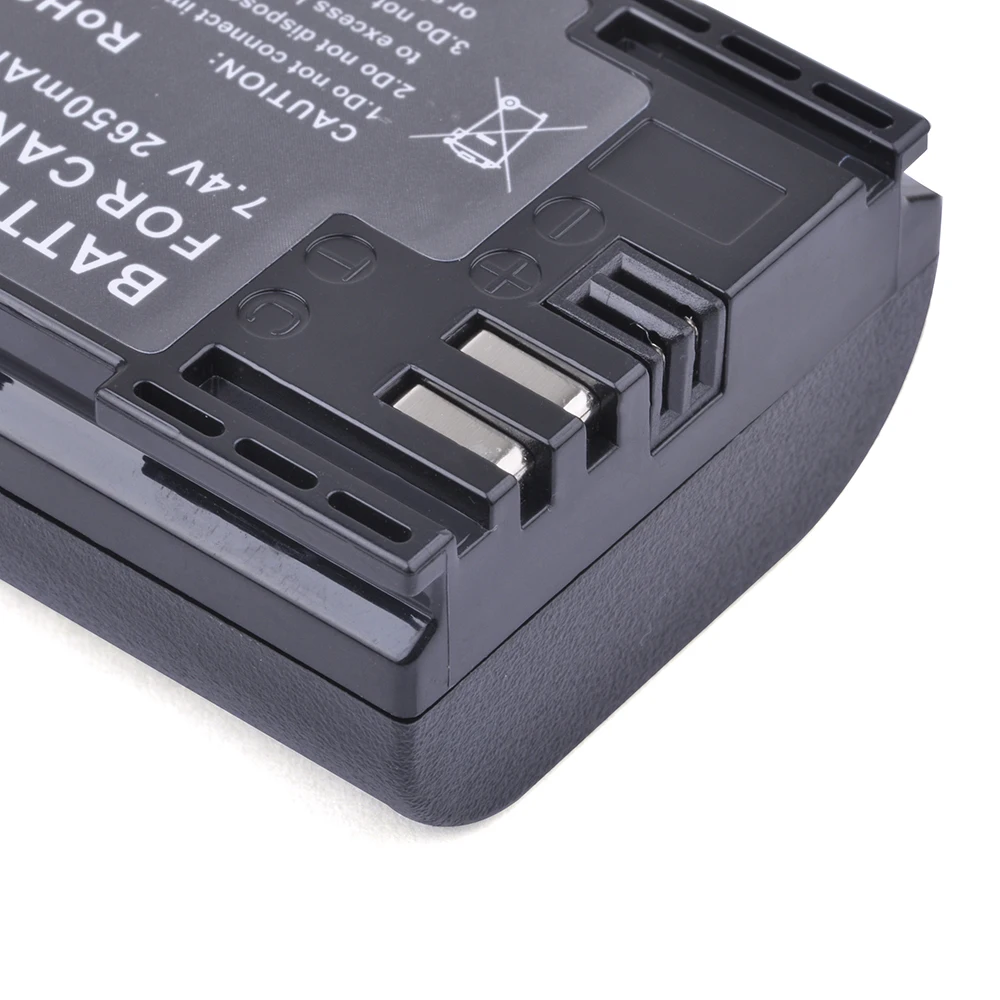 DuraPro 3pc 2650mAh LP-E6 LPE6 LP E6 5DS R 5D LP-E6N Bateria Da Câmera Para Canon EOS Mark II Mark III 6D 3 5D 7D 60D 60Da 70D