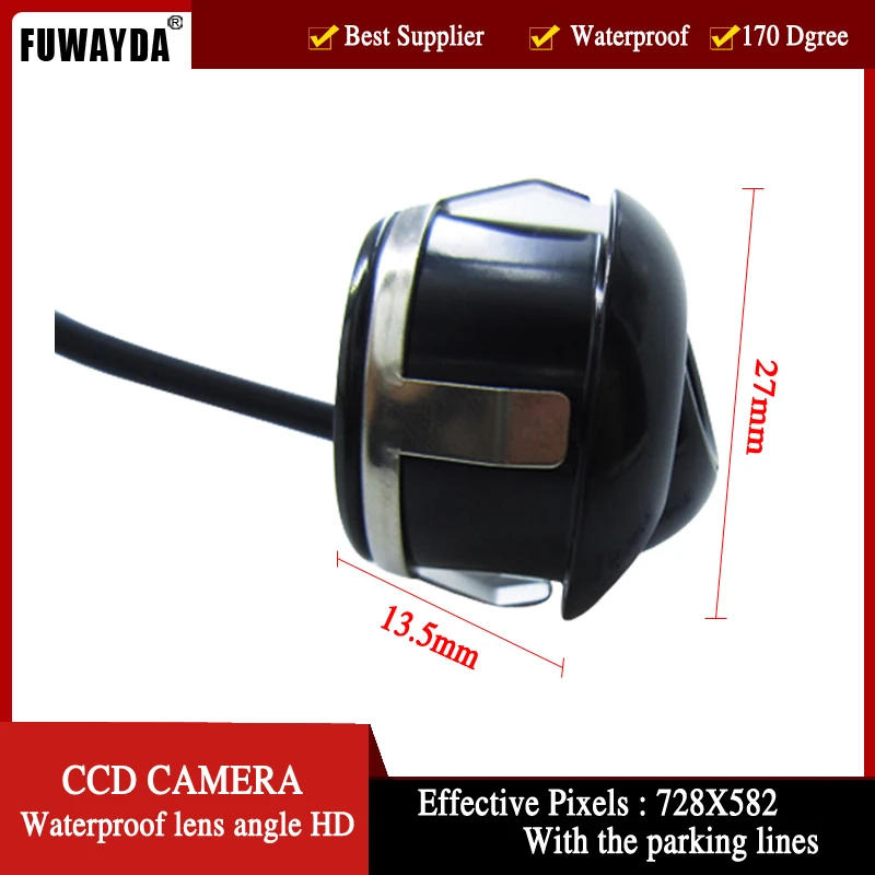 FUWAYDA Free shiping CCD HD night vision 360 degree car front view camera front view side view reversing backup rearview SUV MPV