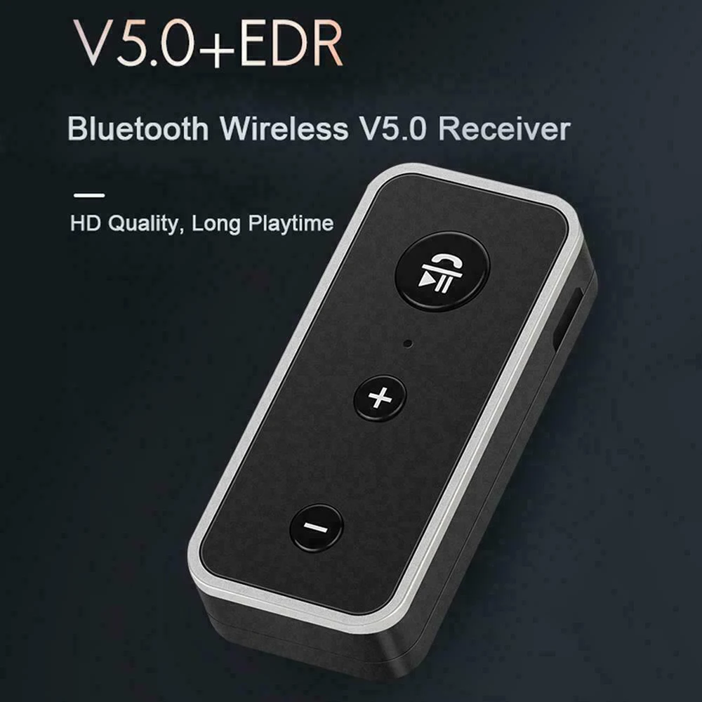 Bluetooth レシーバー 3.5 ミリメートルジャック車の Aux Bluetooth アダプタ 5.0 ワイヤレスステレオ音楽オーディオレシーバースピーカーヘッドフォンハンズフリー