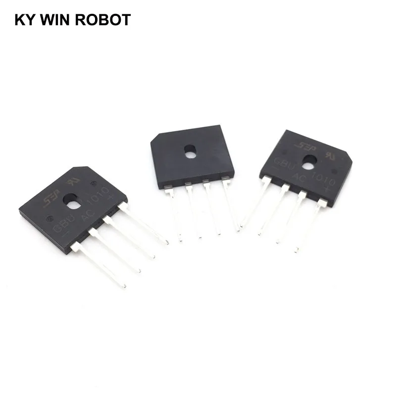 5PCS 10A 1000V DIP-4 diode bridge rectifier GBU1010