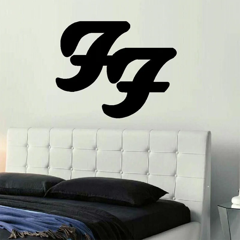 FOO FIGHTERS LOGO BEDROOM GIANT WALL ART STICKER TRANSFER GRAPHIC VINYL Bedroom Vinyl Stickers Bedroom Wall Stickers