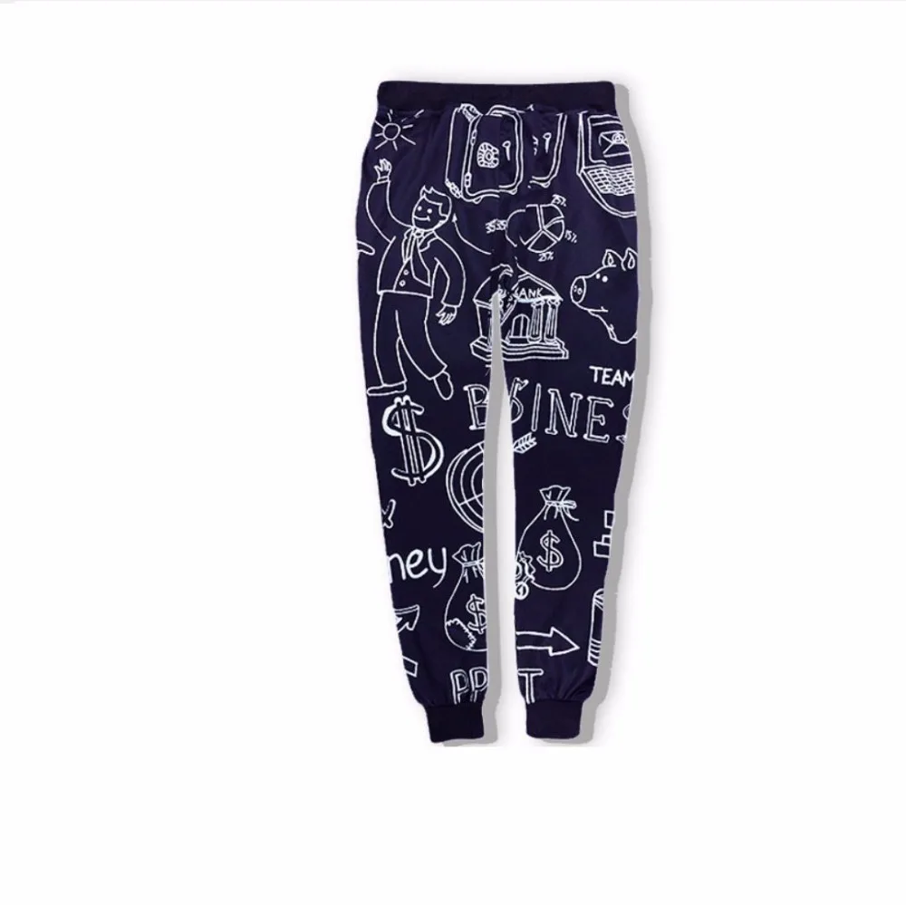 

SzBlaZe Brand new Unisex Print Hip Hop Jogger Pants Graffiti Sketch Printed Trousers Couples Fall Clothing womens Pencil Pant