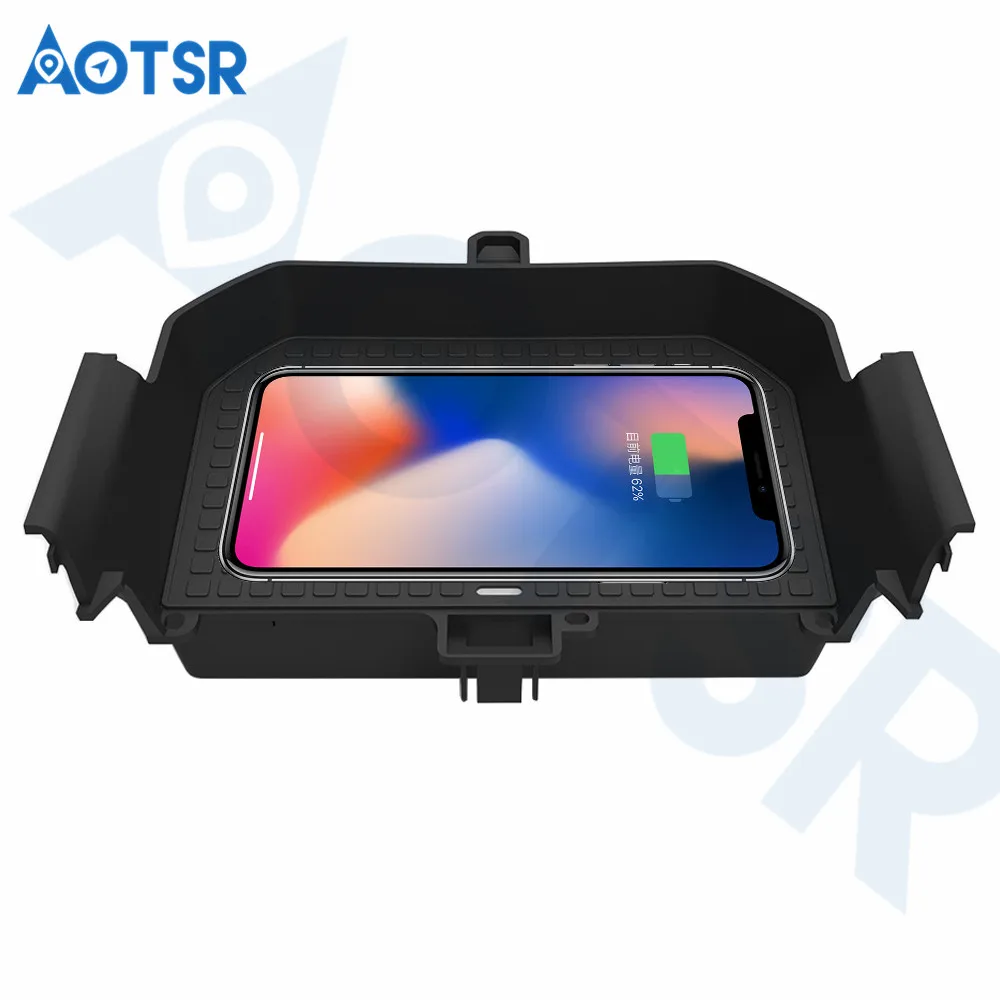 

Aotsr Wireless car charger for BMW 5/6 GT 2017-2019 Intelligent Infrared Fast Wirless Charging Car for Phone/LG/Sangsum/Nokia