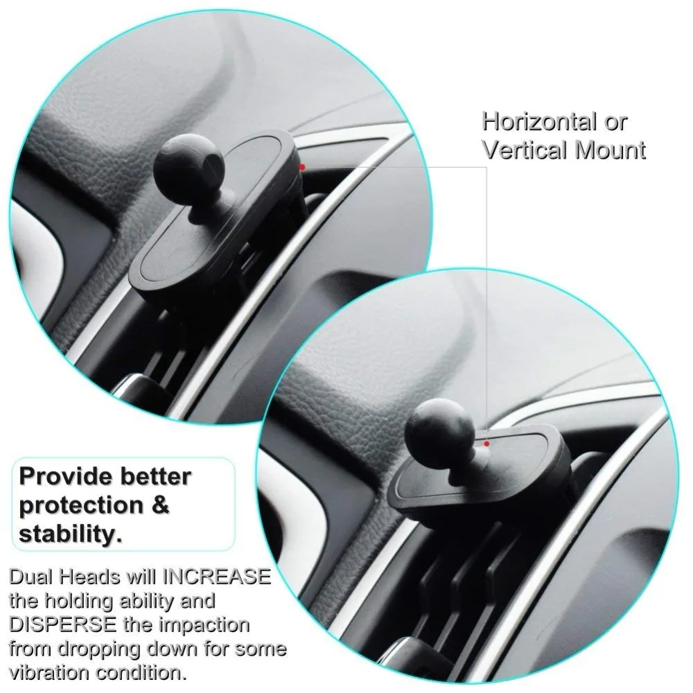 Huawei,xiaomi,7〜11インチのipad,mini pro,air,samsung,galaxy tab,pc用のカーエアベント用のダブルマウントホルダー