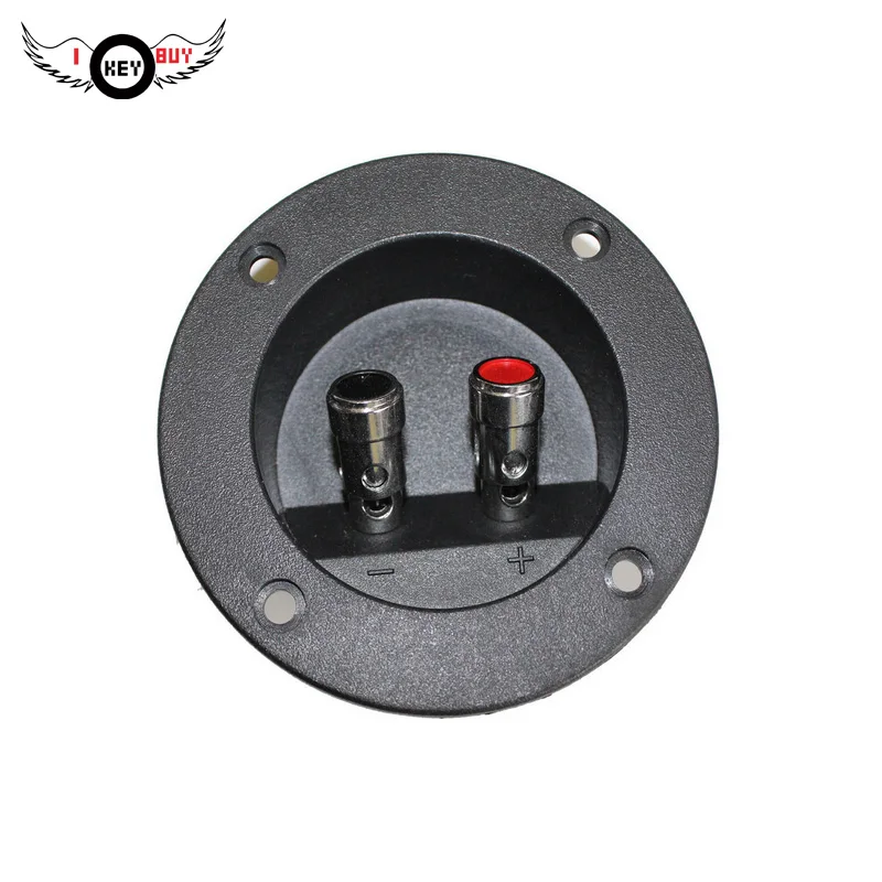 Opening 47mm Speaker Connection Accessories KTV Audio Two-bit Round Press Type Junction Box Clamp Box Card Line In Terminal