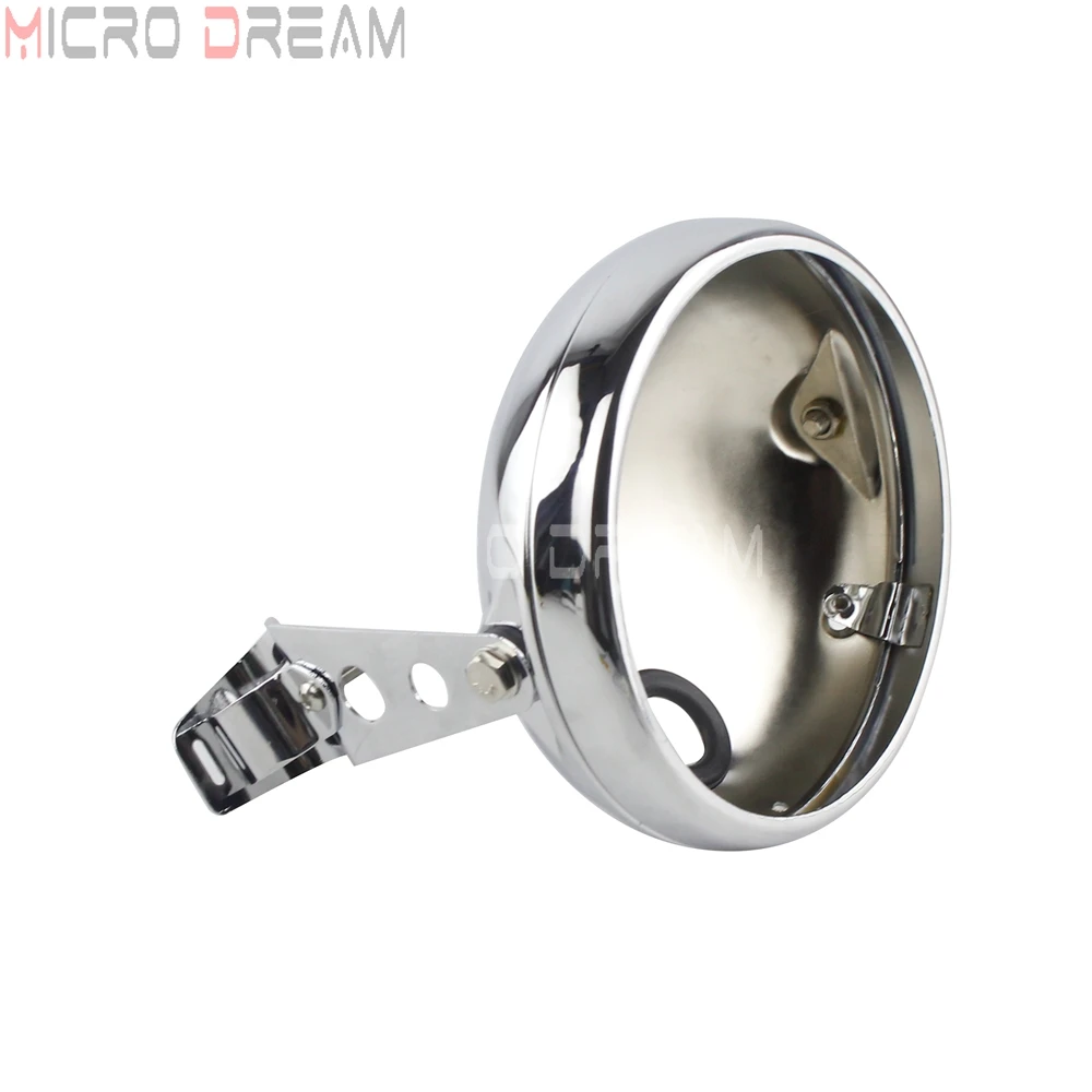 ل هارلي سبورتستر داينا سوفتيل فات بوي كروم دراجة نارية 7 بوصة LED العلوي الإسكان غطاء قوس كشافات دلو ث/المشبك