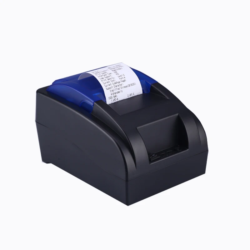 Cheap USB bluetooth Serial pos58 Thermal Receipt Bill Ticket Printer with cash box port support multiple languages