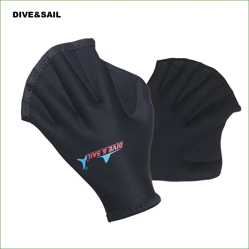 

DG03 Sports 2mm Adult Swimming Paddle Gloves Hand Webbed Swim Training Diving Gloves Equipment Surfing Water Swimming Gloves