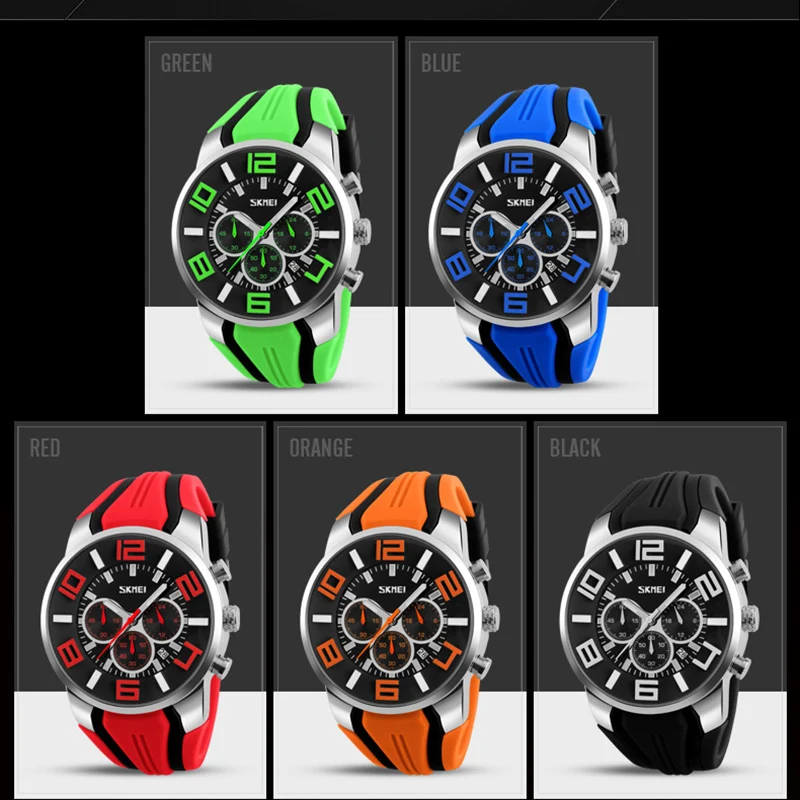 Watches Men Luxury Brand SKMEI Chronograph Men Sports Watches Waterproof Male Clock Quartz Men\'s Watch reloj hombre 2018