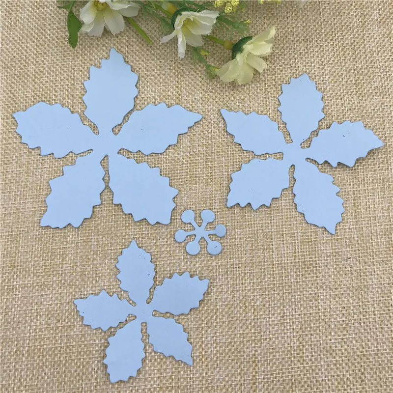 Flowers Leaves stencil Metal Cutting Dies Stencil Scrapbooking Photo Album Card Paper Embossing Craft DIY