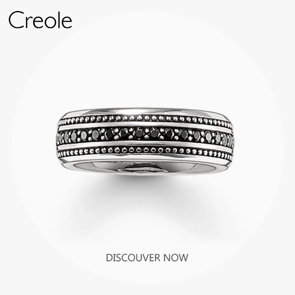 The Eternity Ring Black,2019 925 Sterling Silver Classic Elegance Fashion Jewelry Gift For Women Men For Special Occasion