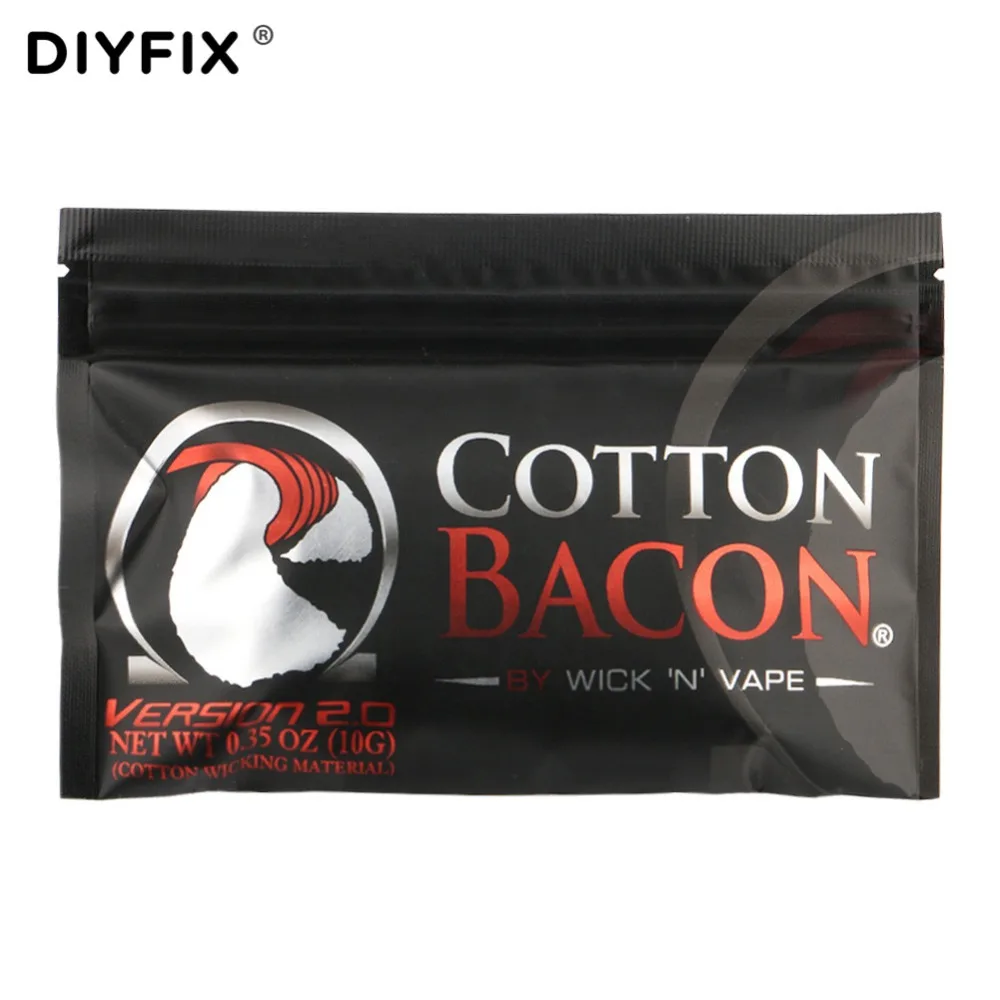 

Фитиль из органического хлопка DIYFIX для электронной сигареты, перестраиваемый RDA RBA «сделай сам» для атомайзера, нагревательная катушка, провод