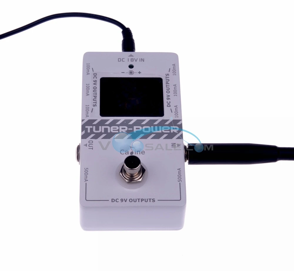 Imagem -06 - Caline Cp09 Tuner-power em para dc 9v Guitarra Pedal Efeito Oito Saídas Isoladas Guitarra Pedal Fonte de Alimentação com Ture Bypass