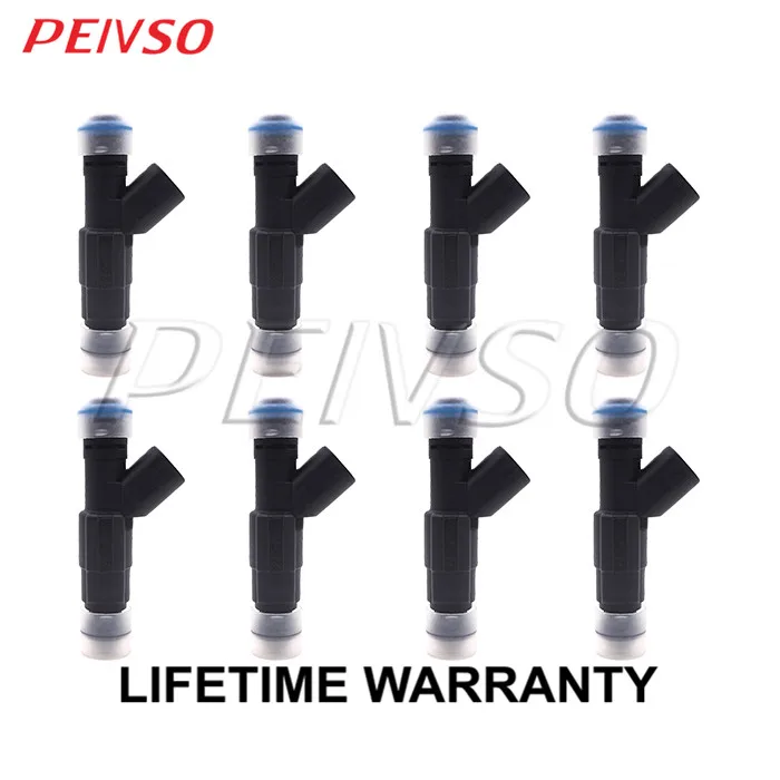 PEIVSO 8pcs 0280156081 12567905 885176 3858969 Fuel Injector For Mercruiser Volvo Penta V8 350 MAG 5.0L 4.3L 5.7L 6.2L