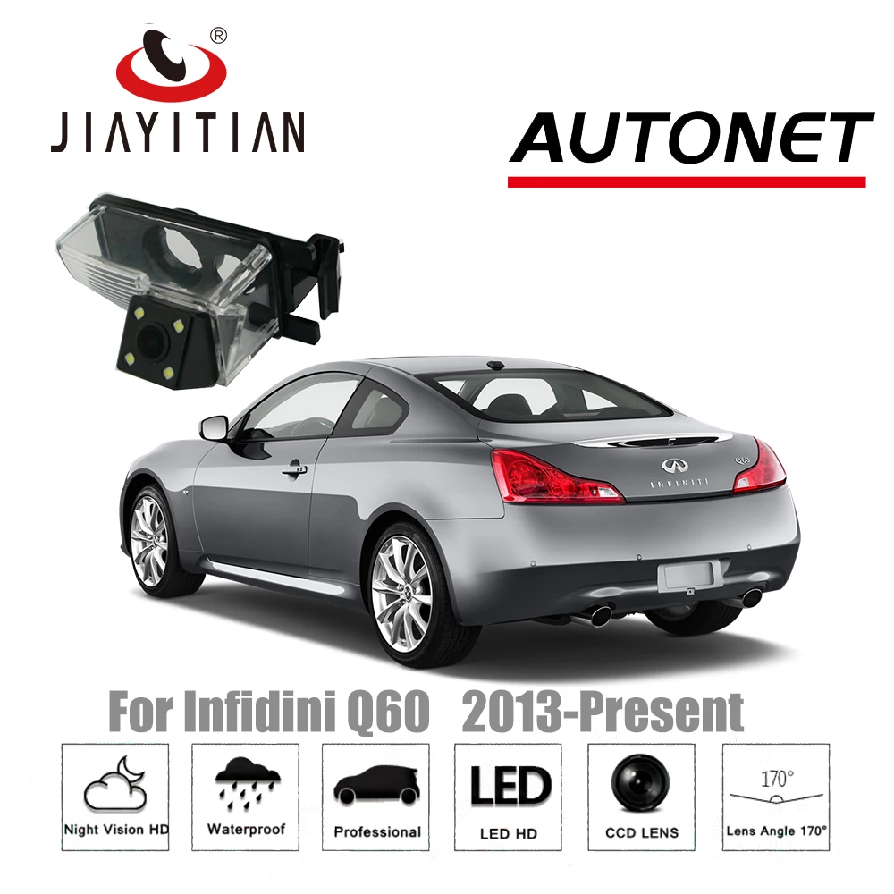 

JIAYITIAN Rear View Camera For Infiniti Q60 2013~2018/CCD/Night Vision/Reverse Camera/Backup Camera/License Plate OEM