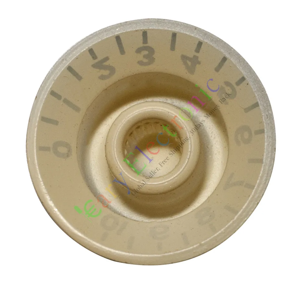 Venta al por mayor y al por menor, 10 unidades, 26mm, Pedal superior con falda, perilla blanca, amplificador de tubo de guitarra, tono de volumen, piezas de audio, envío gratis