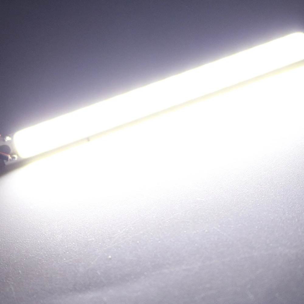 Super Bright COB Lampadina del circuito integrato HA CONDOTTO La Striscia bar Sorgente di Luce DC 12V 14V Bianco Caldo Bianco Puro 5W FAI DA TE 10 CENTIMETRI HA CONDOTTO LA Lampada di Illuminazione 100x8MM