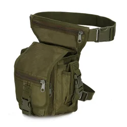 Outdoor Multifunctional Tactical Waist Pack Pouch Leg Bag Ride Waterproof Thigh Drop Leg Bag Military Hunting Utility Sport Bag