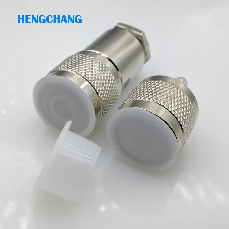 N Type Connector Dust Cap Protection Cover L16 N Connector Cap For N Type Male Connector Transparent Plastic 50Pcs