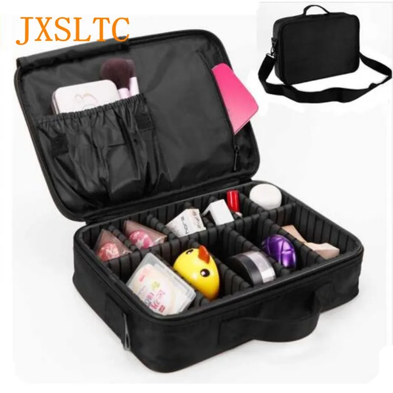 

Vanity Brand women Cosmetic Bag for cosmetics Travel make up bag Organizer Cases Beautician Professional toiletry Makeup Bag