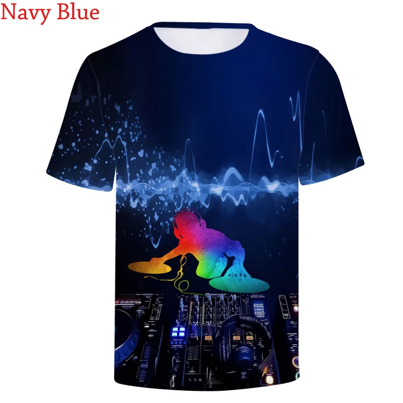男性と女性のための3D Tシャツ,印刷されたラウンドネックのファッショナブルなパイオニアプロdj半袖Tシャツ,3DヒップホップTシャツ,スウェットシャツ