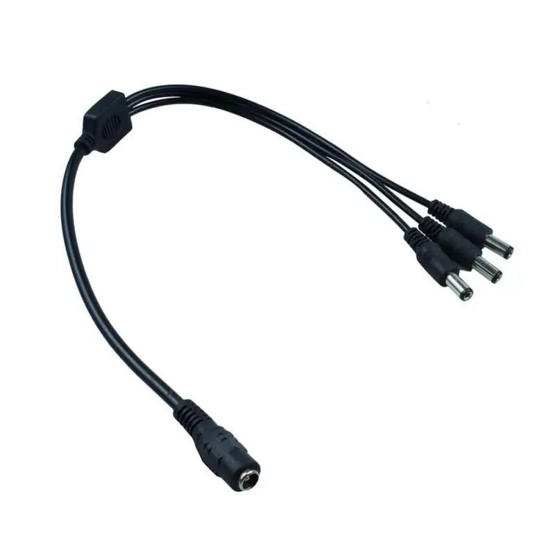 1pcs DC 1 Female To 2 3 4 5 6 Male Plug Power Cord Adapter Fast LED Connector Cable Splitter for 5V 12V 24V LED Strip