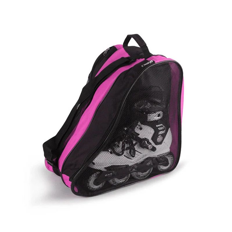 NEW Ice Skate Roller Blading Carry Bag with Shoulder Strap for Kids Adults Nylon Torage Bags