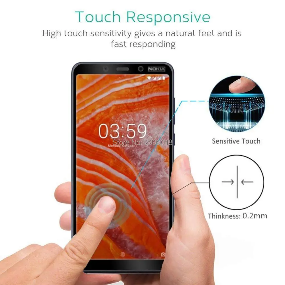 Nokia 3.1 Glass Nokia 3.1 Plus Glass Screen Protector For Nokia 3.1 Plus Nokia3.1 3.1Plus TA-1104 TA-1113 Tempered Glass Film