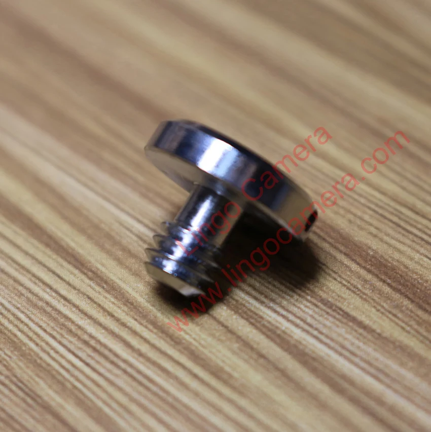LL1481 Solid Silver Captive 1/4 "สกรูสำหรับกล้องขาตั้งกล้อง Monopod