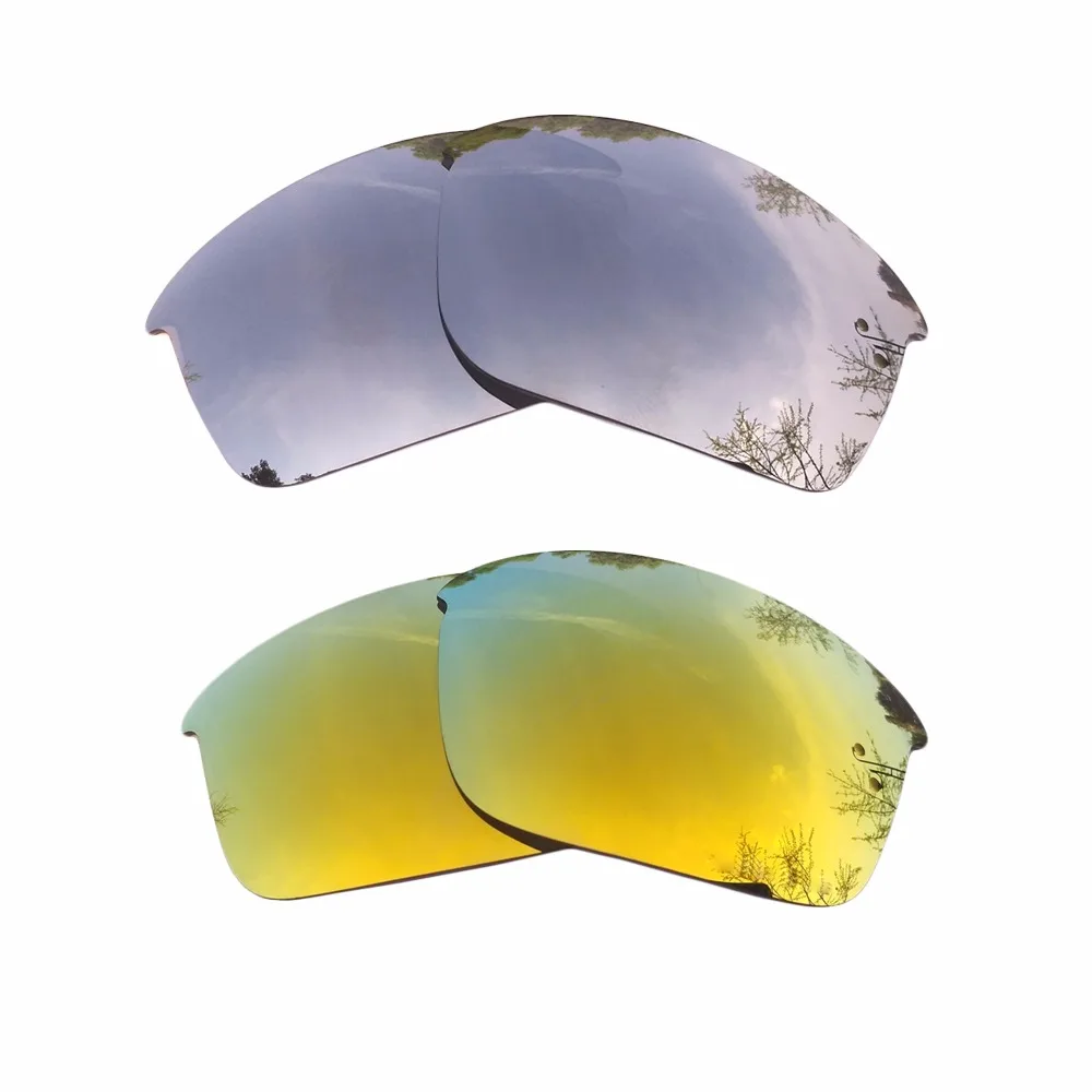 

Silver Mirrored & 24K Gold Mirrored Polarized Replacement Lenses for Bottle Rocket Frame 100% UVA & UVB