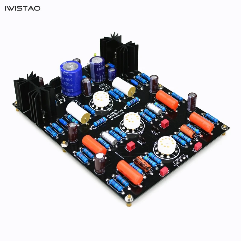 IWISTAO ムービングマグネットチューブフォノステージ完成ボード M7 12AX7 チューブトランスは含まれません