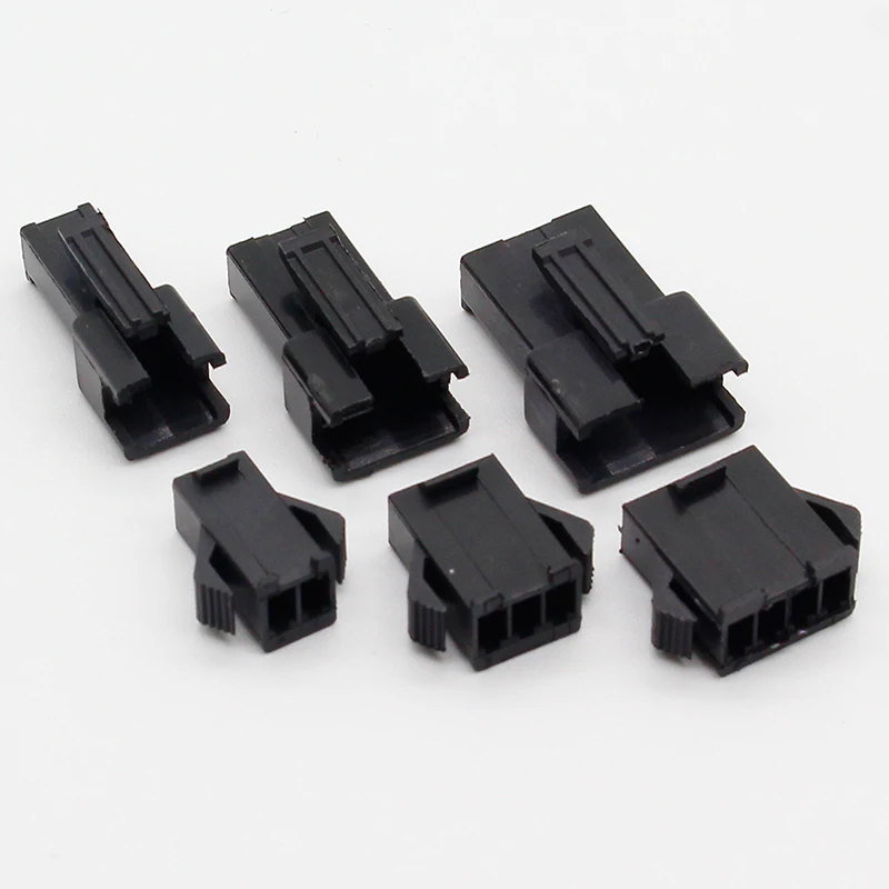 SM2.54 Kits 25 sets Kit in box 2p 3p 4p 2.54mm Pitch Female and Male Header Connectors Adaptor