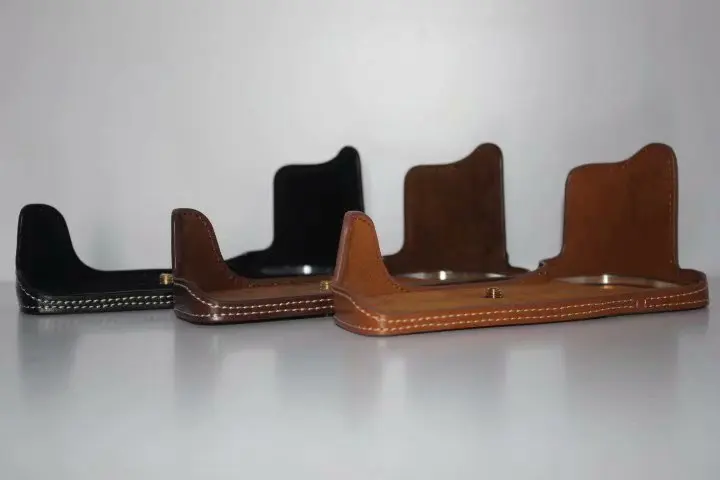 حقيبة كاميرا DSLR ، حقيبة كاميرا مصنوعة يدويًا ، غطاء نصف الجسم لكانون 5D3 5D Mark III 5DS 5DR 5D4 5D Mark 4