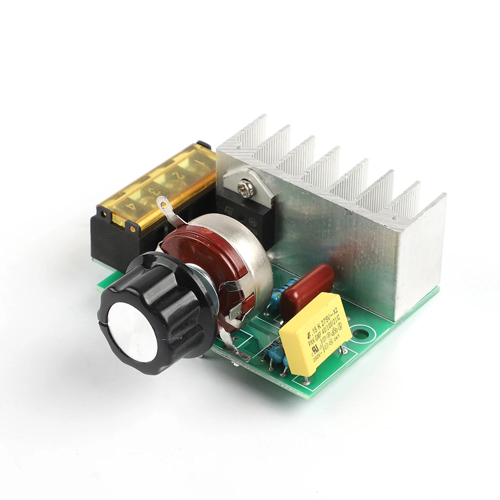 4000W High Power Silicon Control electronic Voltage Regulator Thermoregulation Rate 220V