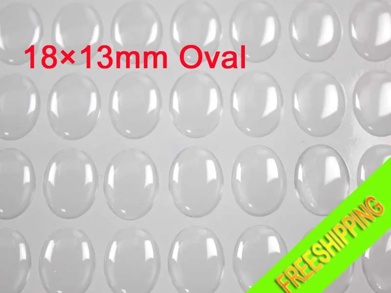 18*13mm Oval Clear Epoxy Sticker 3D Crystal Clear Epoxy Adhesive Sticker For Jewelry Pendants Crafts Making