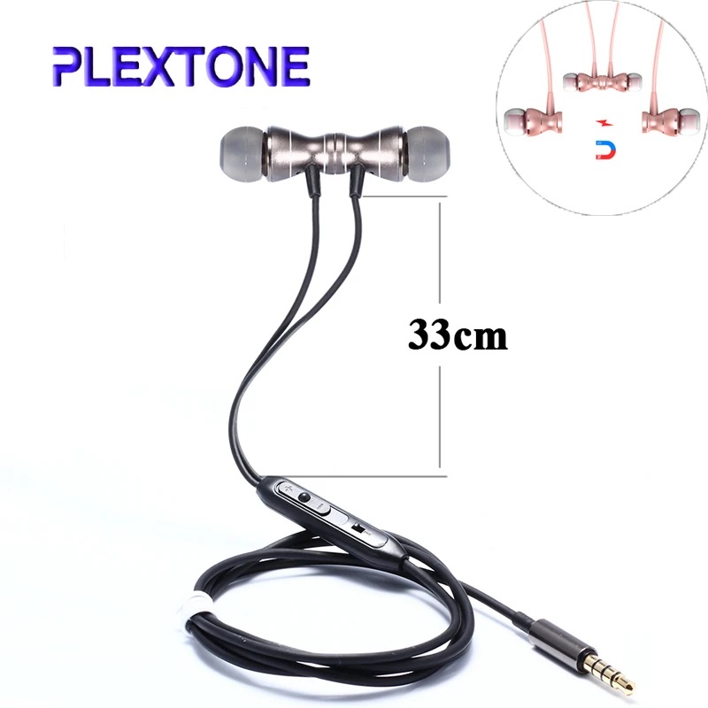 In-Ear Earphone wire Control Magnetic HD Stereo Sound headphone With Mic Earphones For iPhone Mobile Phone xaomi/xiami/xiomi