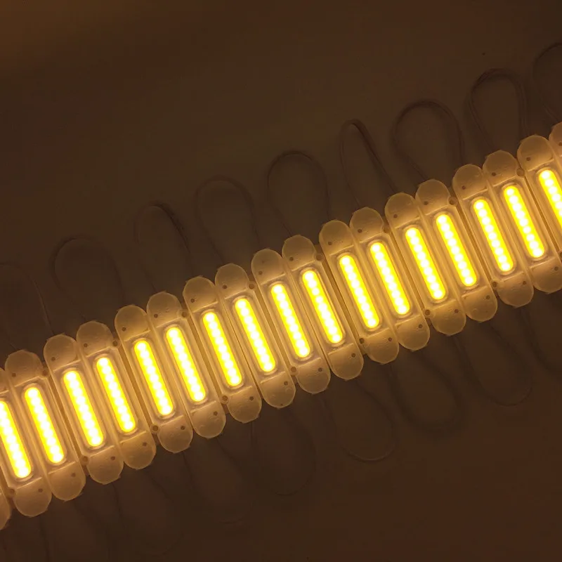 led modules lighting Waterproof 5730 3LEDs Injection molding LED Module super bright white/warm white /red/green 20pcs 12V