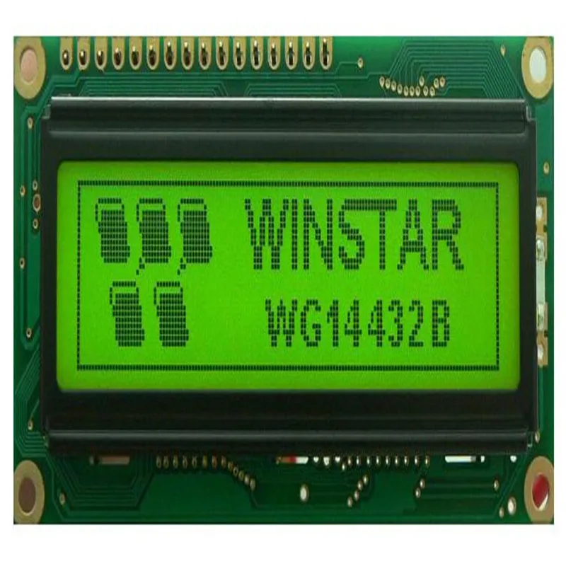 WG14432B5-TFH-V#T WINSTAR is a monochrome 144x32 graphics LCD Display module  New and original