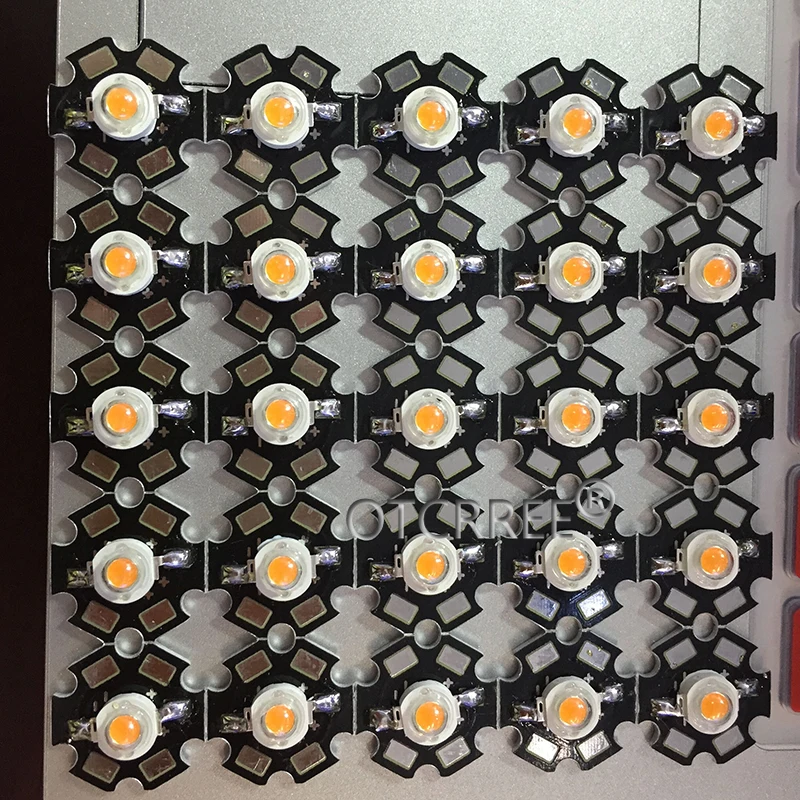 1w 3w 5w full spectrum led grow light chip 380-840nm , best led grow chip for indoor plant grow