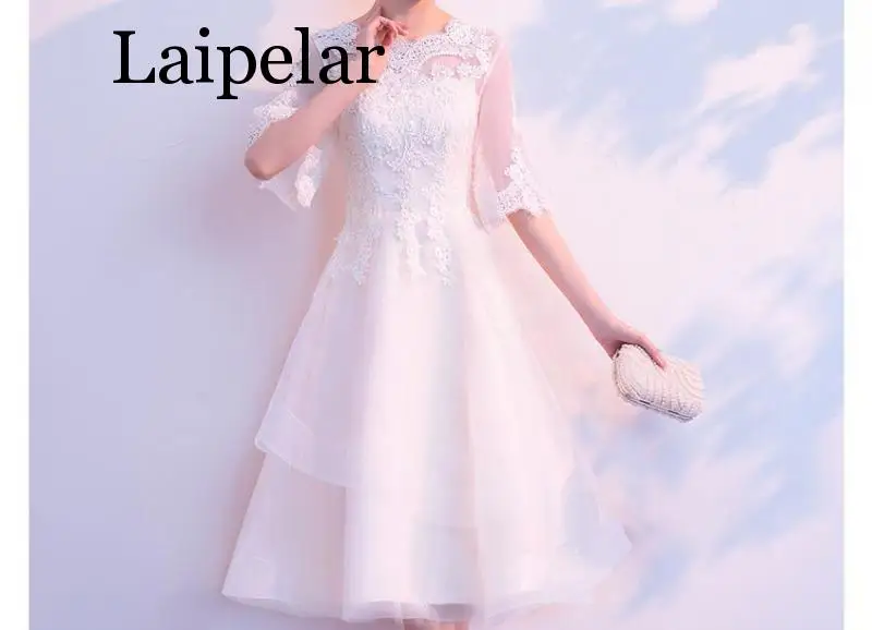 Laipelar elagant women dress Casual lantern sleeve short dress Turndown collar lace up female dresses