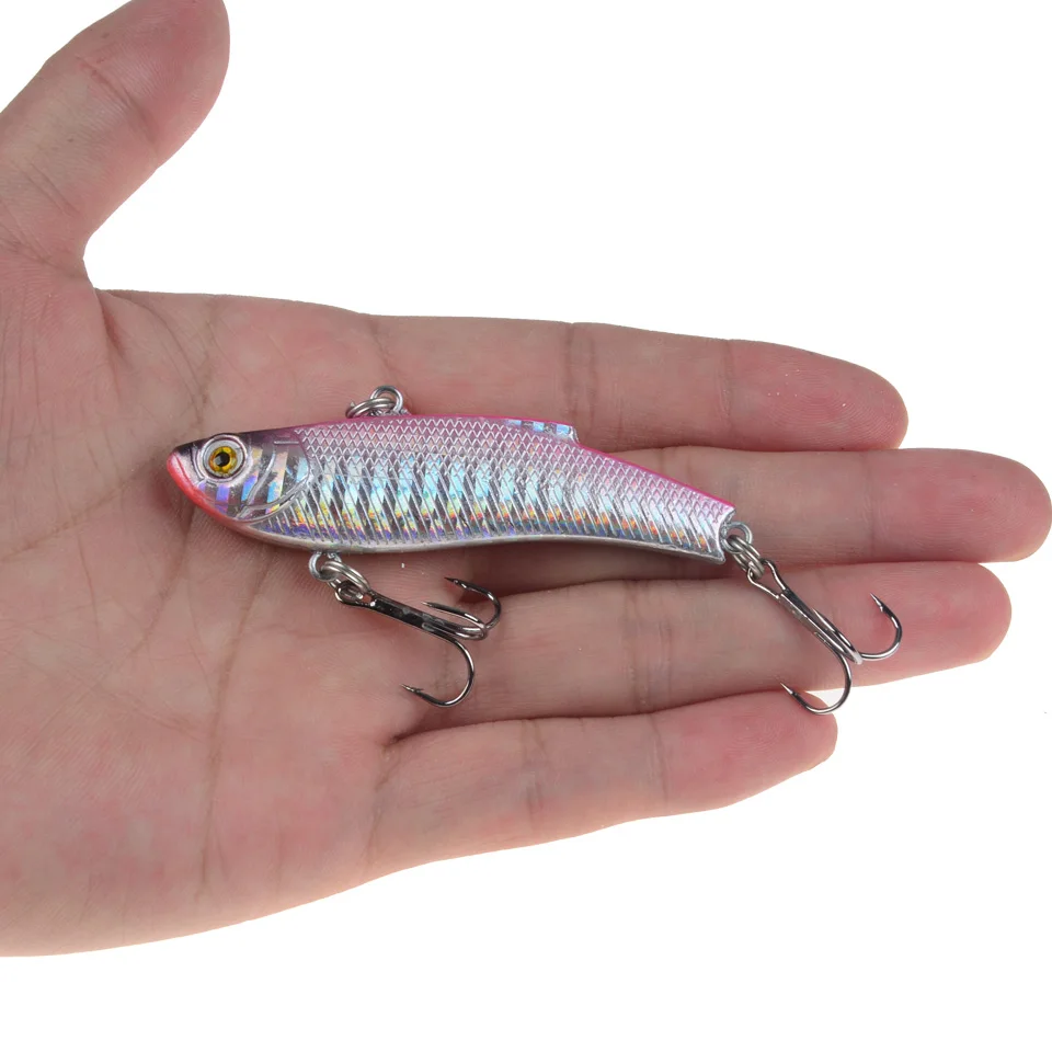 1pcs Winter VIB Lure Hard Bait 7cm 20g Long Shot Crankbait Wobblers Sinking Isca Artificial Leurre Peche Fishing Lure For Pike