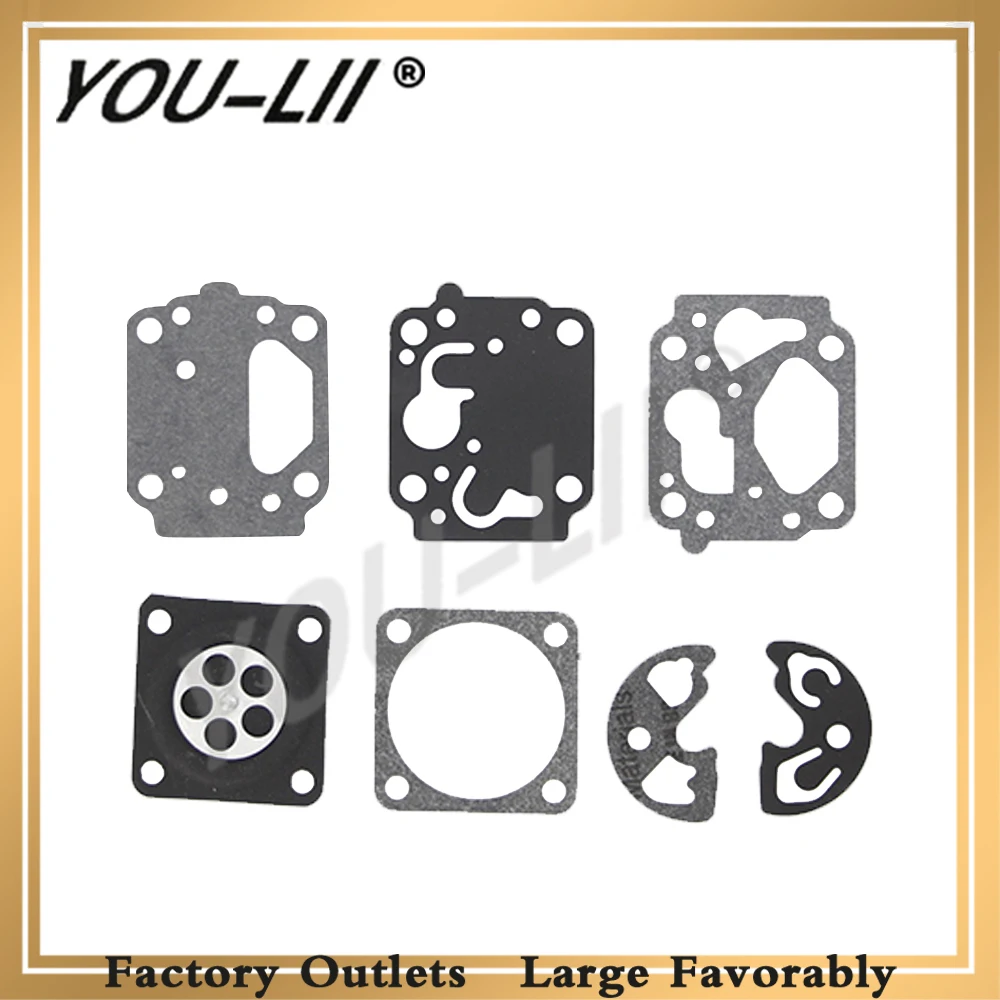 YOU-LII Diaphragm For Shindaiwa T260 T260B T261 B530 C250 C260 LE250 LE260 Carburetor Repair Kit