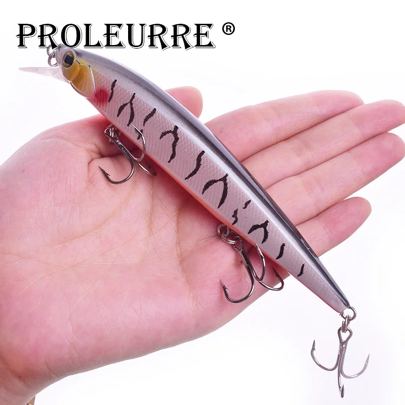 Proleurre Minnow przynęty 14cm 18.5g twardy crankbait przynęty sztuczna pływająca przynęta pstrąg Pike Fishing Wobbler Crankbaits